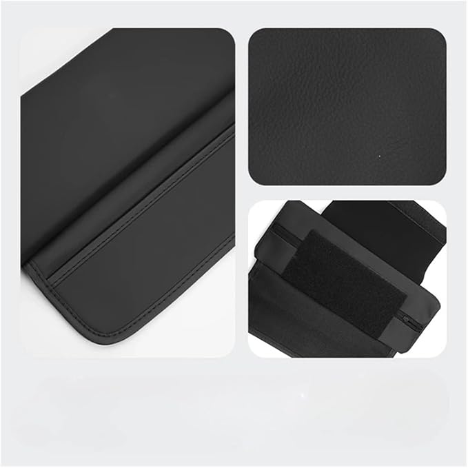 Car Center Console Armrest Cushion, Leather Armrest Box Pad, Split Pad Compatible with Genesis Coupe G70 G80 G90 GV60 GV70 GV80 EV BH GV90, Car Interior Accessories(Red)
