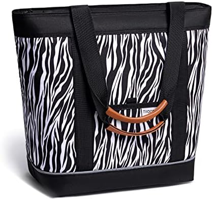 Insulated Cooler Bag Reusable Grocery Tote Bags Transport Large Lunch Box for Women