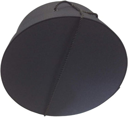 Sarah's Hat Boxes Classic Black Hat Box – 18.5" x 9.5" (Dia. x Ht.) Handmade in USA – Odorless Non-Toxic Adhesive, Cording Handle – Premium Storage for Hats & Accessories
