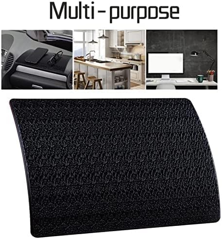 Non-Slip Car Dashboard Sticky Pad – Extra Thick 6.5"x4.5" MINI-FACTORY Fixate Gel Mat for Phones, Glasses, Keys – Anti-Slip Grip (2 Pack)