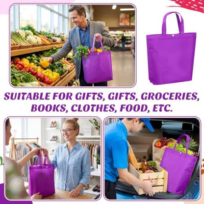 Paterr 100 Pcs Reusable Shopping Bags Bulk