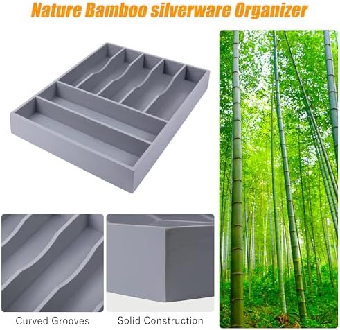 Kitchen Silverware Drawer Organizer and Storage Organizador Small De Cucharas y Tenedores Cubiertos Para Gavetas Cocina Para Gabinete Cajones Cocina Cajones Cocina Para Gabinete Hogar y Cocina Ofertas