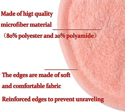 Reusable Makeup Remover Pads Microfiber Face Cleansing Cloth Facial Eraser