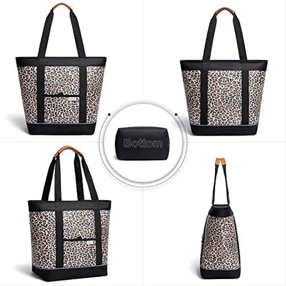 Insulated Cooler Bag Reusable Grocery Tote Bags Transport Large Lunch Box for Women
