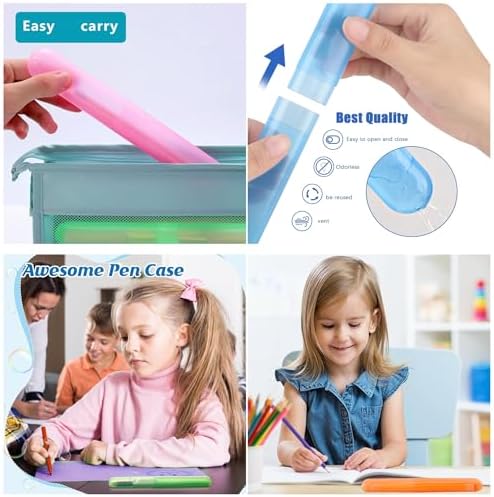 MingTa Set of Six Multicolored Travel Toothbrush Cases - Breathable, Clear & Portable Holders for Home, Travel & Camping Trips