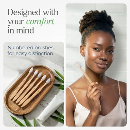VIVAGO Extra Soft Toothbrushes for Adults - Ultra Soft Bristle Toothbrush