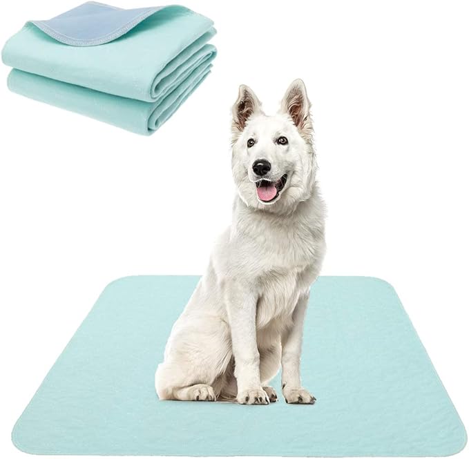 KOOLTAIL Washable Pee Pads for Dogs - Waterproof Dog Mat Non-Slip Puppy Potty Training Pads, Reusable Whelping Pads for Dog Crate PlayPen