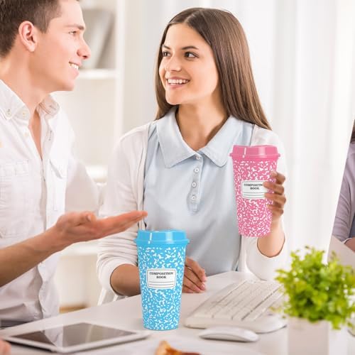 Whaline 12Pcs Teacher Appreciation Gifts Composition Notebook Coffee Cups
