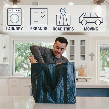 CleverMade Storage Tote, Ocean 2PK
