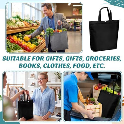 Paterr 100 Pcs Reusable Shopping Bags Bulk