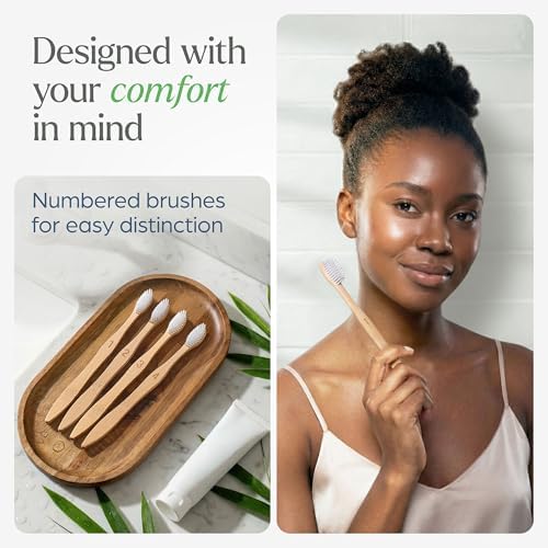 VIVAGO Extra Soft Toothbrushes for Adults - Ultra Soft Bristle Toothbrush
