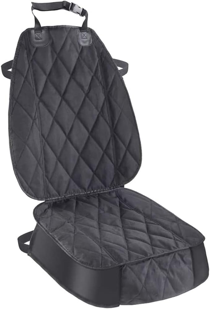 AsFrost Dog Seat Cover Cars Trucks SUVs, Thick 600D Waterproof Pet Car Seat Cover Dog, Heavy Duty & Wear-Resistant Durable Nonslip Backing with Side Flaps, Scratchproof Dog Front Seat Cover