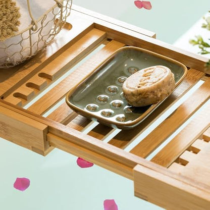 Miamolo Soap Dish for Shower & Bathroom, Floating Point Save Soap Loss