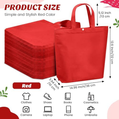Paterr 100 Pcs Reusable Shopping Bags Bulk