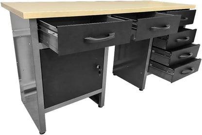 JZD Metal Storage Cabinet Organizer Set System, for Maintenance Rooms, Auto Repair Shops