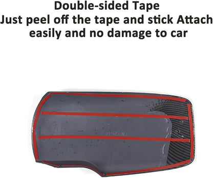 Car Center Console Pad for Chevrolet Corvette C6 2005-2013 Car Armrest Cover Leather Cushion Waterproof Auto Armrest Seat Box Protector Accessories (Leather) (ABS-Carbon Fiber)