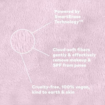 The Original MakeUp Eraser 7-Day Set, Erase All Makeup With Just Water, Including Waterproof Mascara, Eyeliner, Foundation, Lipstick, Sunscreen, and More! Silver Infused, 7ct.