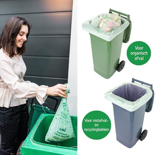 bioMat 8 Gallon Compostable Food Scrap Bags, 20 Count