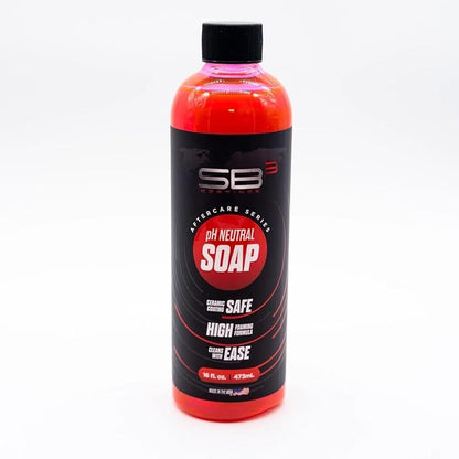 SB3 Soap Advanced Car Shampoo - pH Balanced, Surface Safe Car Wash Concentrate Soap with Particle Technology for Ceramic Coatings, (16oz)