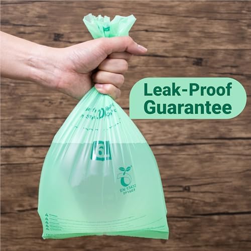 1.6 Gallon Compost Bags Small Compostable Trash Bags for Countertop Bin