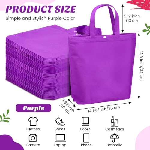 Paterr 100 Pcs Reusable Shopping Bags Bulk