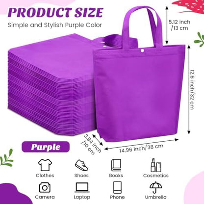 Paterr 100 Pcs Reusable Shopping Bags Bulk