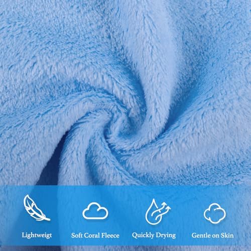 30 Pack Makeup Remover Cloths 7x7 Inch Reusable Facial Washcloths