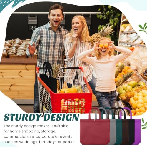 Paterr 100 Pcs Reusable Shopping Bags Bulk