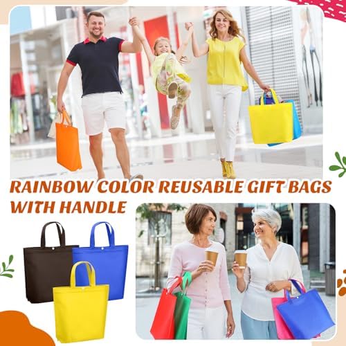 Paterr 100 Pcs Reusable Shopping Bags Bulk