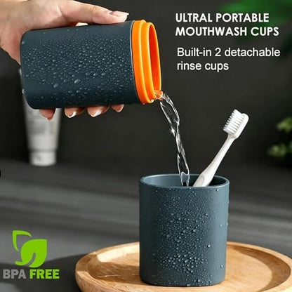 Toothbrush Travel Case - Travel Toothbrush and Toothpaste Case