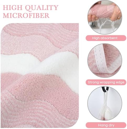 SINLAND Absorbent Coral Velvet Washcloth Ultra Soft Microfiber Face Towels 12 x 12 inch Multi-Purpose Face Cloths for Household and Sport