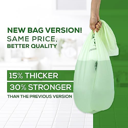 ANECO 100% Compostable Trash Bags 13 Gallon, 35 Count
