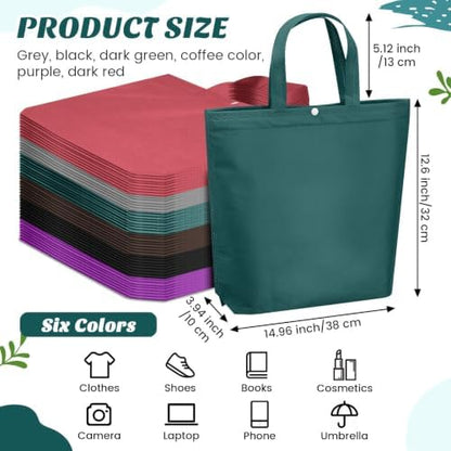 Paterr 100 Pcs Reusable Shopping Bags Bulk