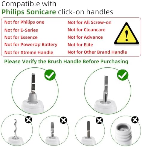 Bamboo Toothbrush Replacement Heads Compatible with Philips Sonicare