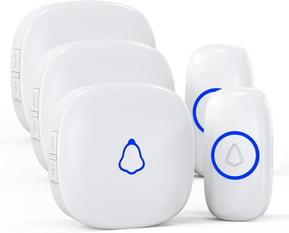 Wireless Doorbell, Remote Door Bell Ringer Wireless Long Range 1000FT, Matt