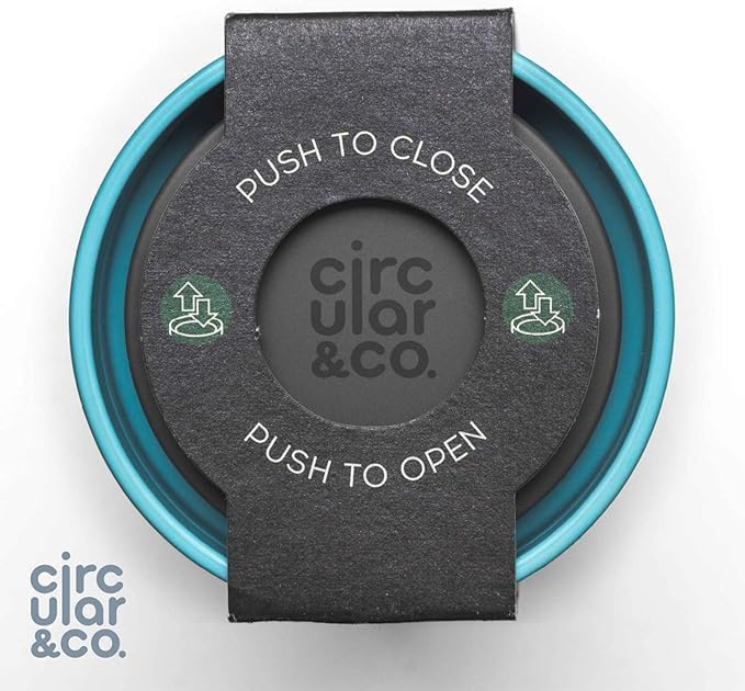 Circular and Co Reusable Coffee Cup 12oz/340ml - The World's First Travel Mug Made from Recycled Coffee Cups, 100% Leak-Proof, Sustainable & Insulated (Cream & Honest Green)