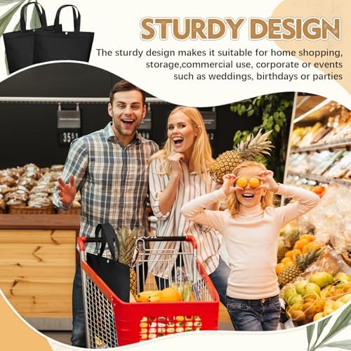 Paterr 100 Pcs Reusable Shopping Bags Bulk