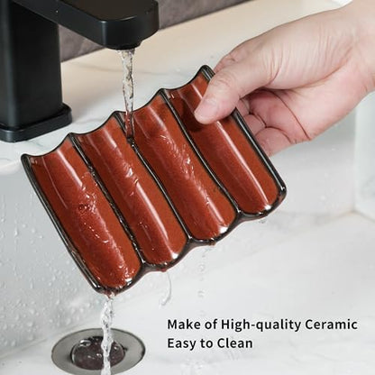 Bathroom Soap Dish for Shower, Bar Soap Holder with Drainage