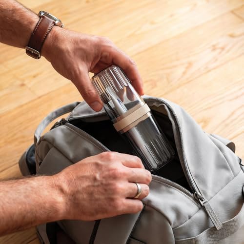 Large Enclosed Toothpaste and Toothbrush Travel Case with Rinse Cup