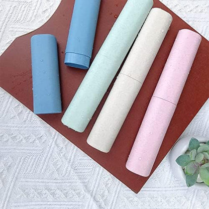 4 Pack Toothbrush Travel Case Portable Travel Toothbrush Holder Breathable Toothbrush Travel Containers for School Business Camping Travel Toothbrush Case