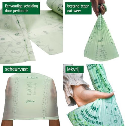 bioMat 8 Gallon Compostable Food Scrap Bags, 20 Count