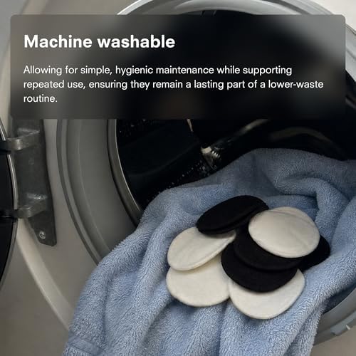 Public Goods Reusable Bamboo Cleansing Rounds | 14 Count Makeup Remover Pads with Cotton Mesh Wash Bag | Alternative to Disposable Cotton Rounds | Gentle, Machine Washable, Vegan Skincare Essential