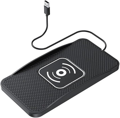 Wireless Car Charger Pad for Kia K4 2025, Type-C/USB 20W Car Wireless Charger Non-Slip Phone Charging Pad Car Accessories,B 30cm Cable USB Plug