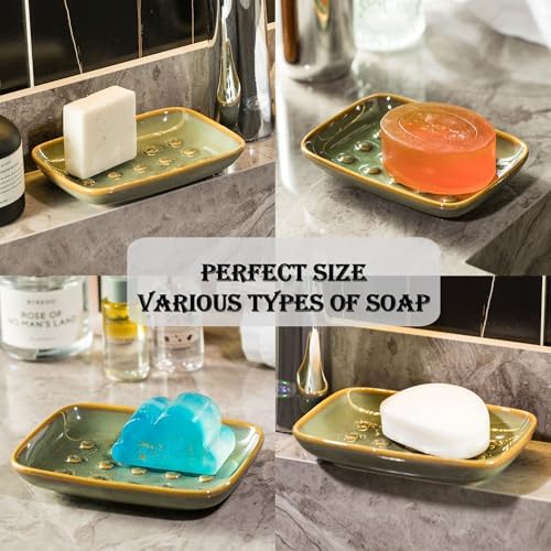 Miamolo Soap Dish for Shower & Bathroom, Floating Point Save Soap Loss