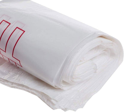 TashiBox 400Ct Plastic Bags with Handles, Thank You Bags