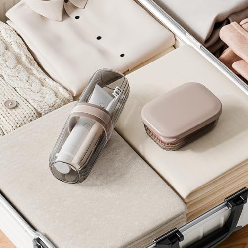 VITVITI Bar Travel Soap Case Container, Portable Travel Toothbrush Case