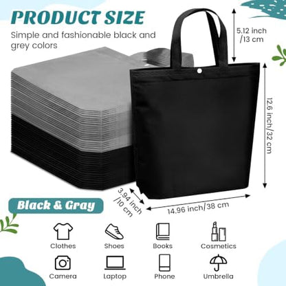 Paterr 100 Pcs Reusable Shopping Bags Bulk