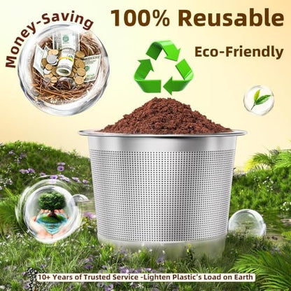 6 Pack Reusable K Cups Coffee Pods for Keurig 1.0