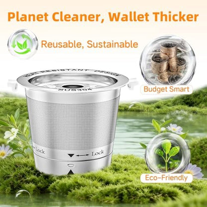 4 Pack Reusable K Cups for Keurig 1.0 Coffee Machine