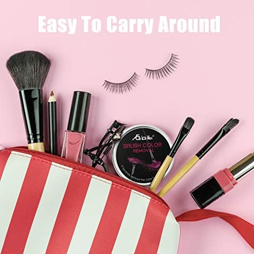 TailaiMei 4 Pack Color Removal Cleaner Sponge, Quickly & Easily Clean Makeup Brushes Without Water or Chemical Solutions Eliminating Drying Time - Switch Eyeshadow Colored Immediately